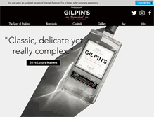 Tablet Screenshot of gilpinsgin.com